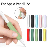 For iPad iPencil Diamond Hock-proof Touch Screen Pen Grip Case Protective Sleeve Silicone Stylus Pen Cover For Apple Pencil 1/2