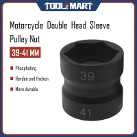 Socket Wrench Double Head 39-44mm – Warna hitam, keluli. Sesuai untuk GY6 motor, nut coupling & lock