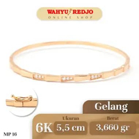 Gelang Emas 6K Wahyu Redjo GL-6K-29394982-PMR