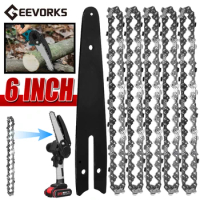 6 Inch Guide Bar Electric Chainsaw Accessories For 6 Inch Chainsaw, Replaceable Electric Pruning Saw Garden Tool Accessories