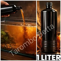 Ekstrak Ketapang 1 LITER LUMER Dan PEKAT Daun Ketapang Laut Cair Air Aquarium Kolam Ikan 1Liter 1L L