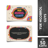 Lemari Senja Kartu Permainan Yuk Ngobrol Guys kartu deep talk bareng teman terdekat card game sepert