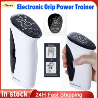 Electronic Grip Power Trainer Auto Capturing Hand Grips Measurement Meter LED Display Grip Strength Trainer for Injury Recovery