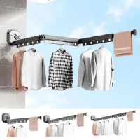 Portable Clothes Drying Rack Pants Hanger Retractable Clothes Hanger Strong Load-bearing Drying Rack for Laundry Organization
