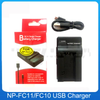 NP-FC11 FC10 USB Battery Charger For SONY Cyber-Shot DSC P2 P3 P5 P7 P8 P9 Cameras