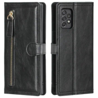 For Samsung Galaxy A52 5G 4G Leather Skin Flip Wallet Book Phone Case Cover For Samsung A52 SM-A525F 6.5" Coque Galaxy A52