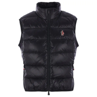 【MONCLER】春夏新款 女款 前襟羽絨拼接背心-黑色(1號USA-S、2號USA-M、3號USA-L)