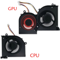 4-Pin CPU + GPU Cooling Fan for MSI GS65 GS65VR Stealth 8SE 8SF 8SG Thin 8RE 8RF