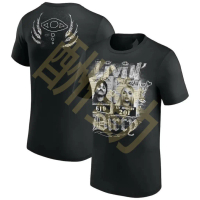 เสื้อยืดมวยปล้ำ Domi & Liv Morgan, ผ้าฝ้ายพรีเมี่ยม 100%, เสื้อหลวม, แขนสั้น, สำหรับผู้ชายและผู้หญิง