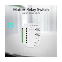 Tuya Matter WiFi Smart Switch Module Relay Works with Homekit and Tuya Smartlife Tuya Smart Relay Switch