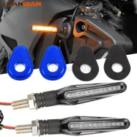 For Yamaha MT-09 FZ 09 2017 2018 2019 2020 YZF-R7 Tenere 700 MT Motorcycle MT09 LED Turn Signals FRONT TURN SIGNAL MOUNT PLATES