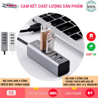 Bộ Hub Chia Cổng USB Hoco HB1-Chia 1 Thành 4 Cổng USB Cho laptop táo,Dell,Máy Tính Window,Linux,...[