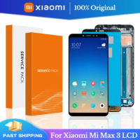 6.9" Original For Xiaomi Mi Max 3 Display Touch Screen Digitizer Assembly For Xiaomi Mi Max 3 LCD Screen Replacement Parts Best