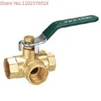 3-way ball valve 4 points copper 3-way ball valve DN15~DN20 3-way copper ball valve 6 points Yongdexin 260