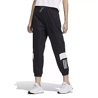 Adidas Foc WV Pant T2 [HY2836] 女 長褲 運動 休閒 拉鍊口袋 縮口 舒適 愛迪達 黑白