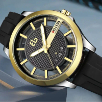 JAM TANGAN BELLEDA DISKON 9277 Rubber Analog Anti Air Original