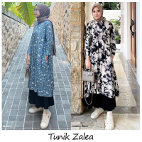 Tunik Zalea / Midi Dress / Atasan Rayon Wanita by Mahara