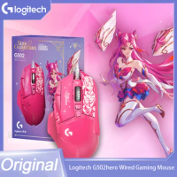 Original Logitech G502hero Wired Gaming Mouse Mechanical LoL SG Guardian Of The Stars Kai 'Sa Wired Gaming Mouse For Pc Hero 25k