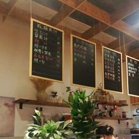 廣告展示架 廣告牌 支架 展示牌 木框家用雙面掛式教學小黑板餐廳店鋪用廣告牌菜單價格展示價目表