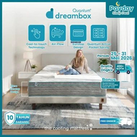 Quantum Dreambox Kasur Dingin Air-Cool 28cm / Cooling Mattress / Pocket Spring Bed Vakum 180 x 200