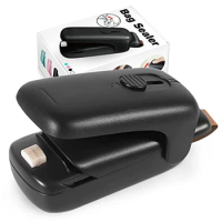 Mini Chip Bag Sealer,Handheld Heat Vacuum Sealer Cutter,Portable Resealer Machine For Snack Plastic Fresh-Bags-Cookies