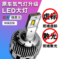 汽機車LED大燈D1S頭燈解碼D2S D2R D3S D4S D4R D8S無損安裝 HID氙氣大燈改裝LED燈泡