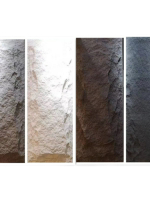 輕質pu石皮蘑菇石背景墻仿真石材PU薄款石皮室內外文化石大板石皮