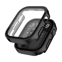 Waterproof Case for Apple Watch 7 8 9 45mm 41mm 44mm 40mm Screen Protector Cover Straight Edge Bumper iWatch 5 SE 6 Accessories