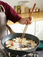 加長筷子油炸防燙火鍋筷子家用超長撈面炸油條東西的公筷實木特長