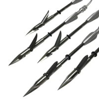 10pcs darts arrow slingshot accessories fish hunting slingshot bullets triangle darts