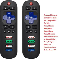 Smart Home Universal Remote Control for TCL Roku TV Hisense Television Compatibility Signal Multifunctional Remote Control