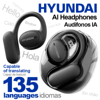 หูฟังบลูทูธไร้สาย HYUNDAI เปิดแอร์ 5 OWS รองรับ 135 ภาษา แปลเสียงบลูทูธแบบเรียลไทม์ รองรับเล่นเพลง โ
