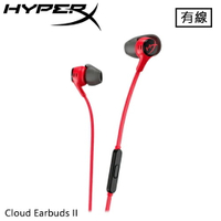 HyperX Cloud Earbuds II 雲雀2 入耳式電競耳機 紅 705L8AA原價1360(省370)