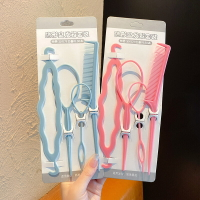 大賀屋 拉髮器 編髮器 拉髮棒 拉髮針 編髮器 盤髮編髮 兒童綁髮 綁頭髮 盤髮神器 寶寶髮飾 兒童造型 C00010541