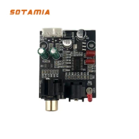 SOTAMIA Mini Decoder DAC 8416+4344 Optical Fiber Coaxial Decoder Board 24 Bit 192K Stereo Audio Output for Power Amplifiers