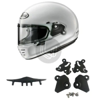 Motorcycle Helmet Accessories for arai neo Helmet A Pair of Pivot Kit Base Plate Screws&amp;Liner Nose Breath Guard Breath Deflector