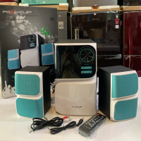 Speaker Power Up Tipe S07 dengan LED Display dan Subwoofer - Bass