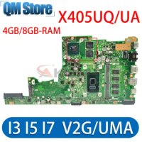 X405UQ Mainboard For ASUS S4100U X405UA X405URP X405UR X405UB A405U V405U S405U K405U F405U Laptop Motherboard I3 I5 I7 4GB/8GB