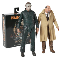 NECA Halloween 2 Michael Myers &amp; Dr Loomis 7\" Action Figure Collection 2-pack