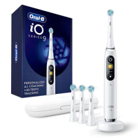 Oral-B IO9 Plus Electric Toothbrush Upgraded Version Bluetooth AI Tracked 7 Modes with Smart Timer for Adult Deep Clean Teeth
