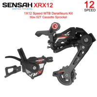 SENSAH MTB XRX 1X12 Speed Derailleurs Kit for MTB Bike SL RD 12S 12V Derailleur Kit for Mountain Bike Compatible SHIMANO SRAM