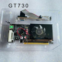 Home Computer NVIDIA GeForce GT730 2GB DDR3 DVI VGA HDMI PCI-E Graphics Card, Free Shipping
