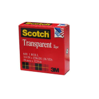 【3M】600 Scotch 19mmX32.9M 美國透明膠帶