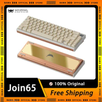 Waizowl Join65 65% Mechanical Keyboard Wired Aluminum Alloy Keyboard Kit Gasket Gamer Accessory For Computer Pc Man Gaming Gifts