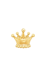 ต่างหูผู้หญิงทองคำ 99.9% รูปมงกุฎ (King) Wonderland Collection NG1E4249-SG (ราคาต่อชิ้น)