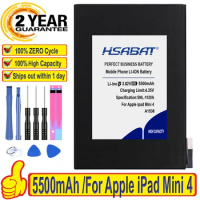 HSABAT 5500mAh Battery For iPad Mini 4 Mini4 A1538 A1546 A1550
