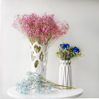 新古典主義 桌面擺設插花花瓶 Lmdec簡約現代時尚白色陶瓷花瓶
