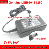 Genuine 12V 5A 60W AC Adapter for Seasonic Power Supply LSE9901B1260 SSA-0601S-1 LSE9901B1250 AL2251W MONITOR AG322FCX 0218B1260