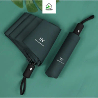 Dù che nắng che mưa Uv dù gấp tự động chống tia UV bảo vệ tuyệt vời kích thước lớn