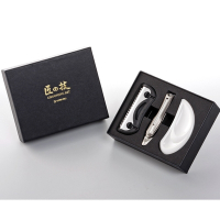 日本綠鐘匠之技專利銼刀&amp;鍛造鋼指甲刀&amp;腳皮刮除器之禮盒組(G-3111)